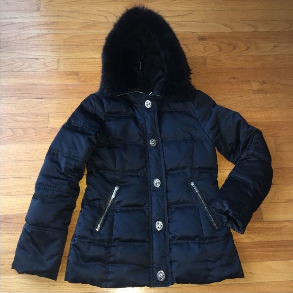 Coach Black Puffer Jacket Size Xs - image 1
